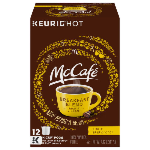 McCafe Coffee, Breakfast Blend, Light