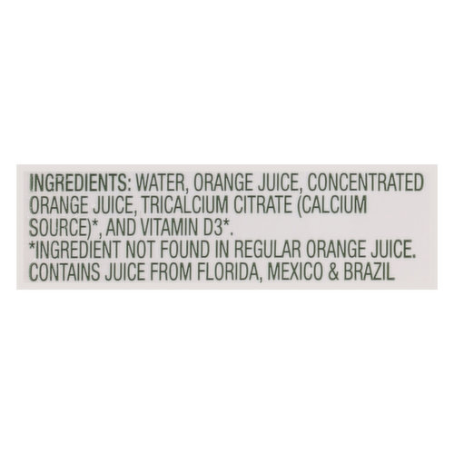 Florida's Natural Orange Juice, 100% Premium, Calcium & Vitamin D, No Pulp