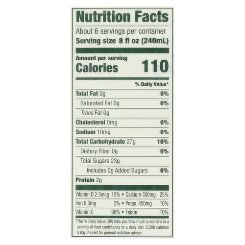 Florida's Natural No Pulp Orange Juice with Calcium & Vitamin D