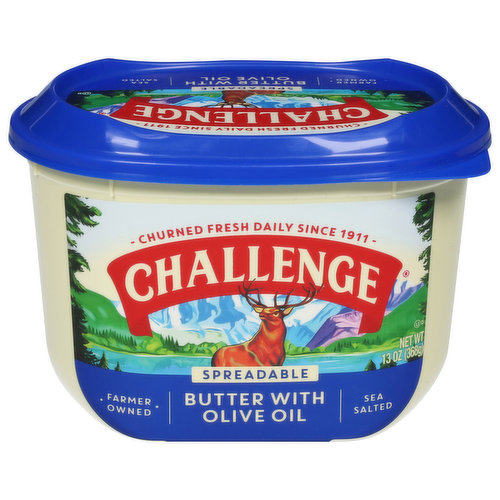 Challenge Butter, with Olive Oil, Sea Salted, Spreadable