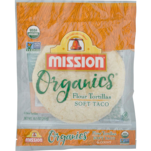 Mission Flour Tortillas, Soft Taco Style