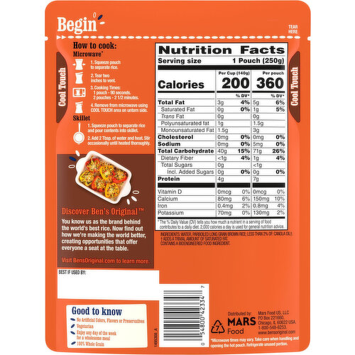 Ben's Original Brown Whole Grain Rice