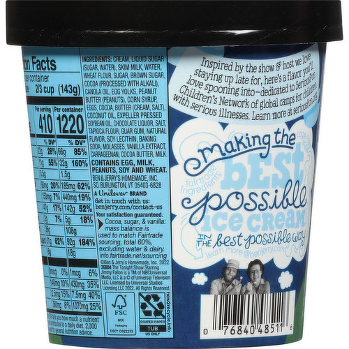 Ben & Jerry's Ice Cream, The Tonight Dough