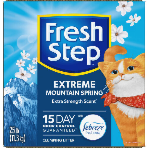Fresh Step Clumping Litter, Mountain Spring, Extreme