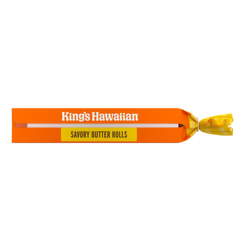 Kings Hawaiian Savory Butter Rolls, 12 Count
