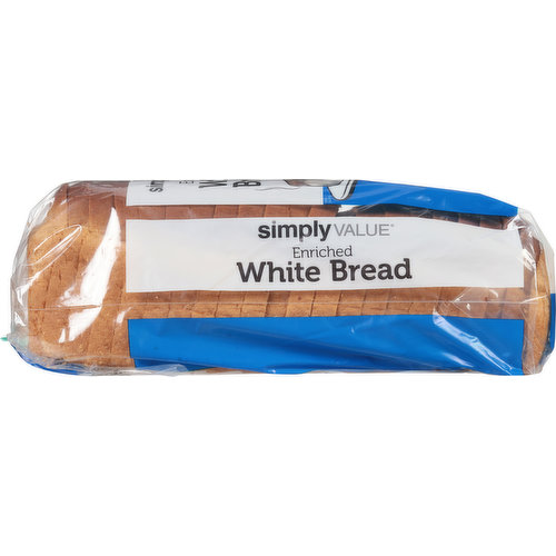 Simply Value Bread, Enriched, White
