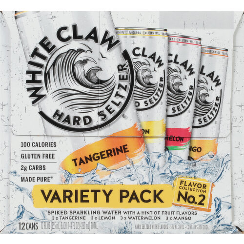 White Claw Hard Seltzer Hard Seltzer, Variety Pack