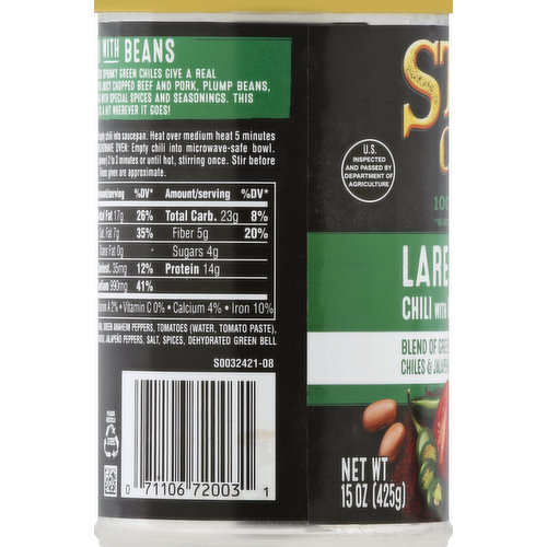 Stagg Chili, with Beans, Laredo