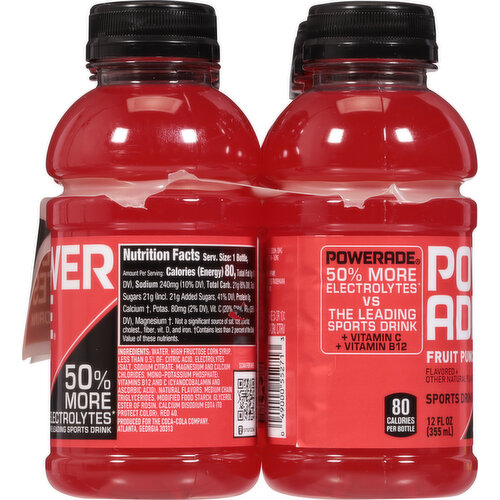 Powerade Sports Drink, Fruit Punch