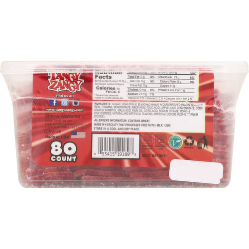 Tangy Zangy Sour Strawberry, Super Wide