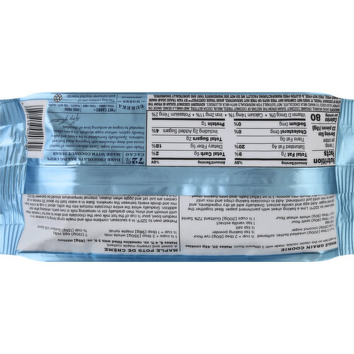 Guittard Baking Chips, Dark Chocolate, 72% Cacao