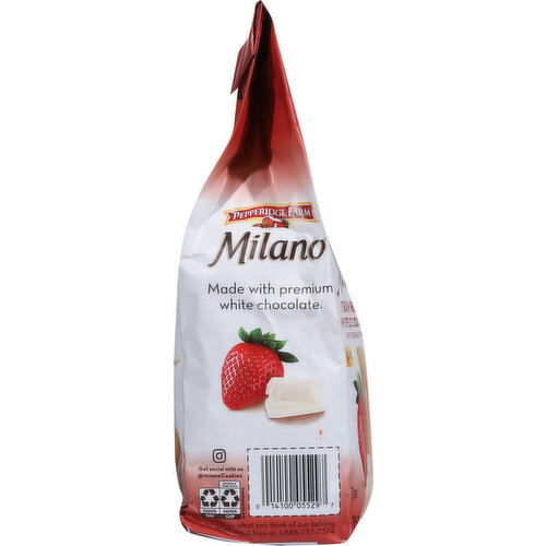 Pepperidge Farm Cookies, Distinctive, Strawberry White Chocolate