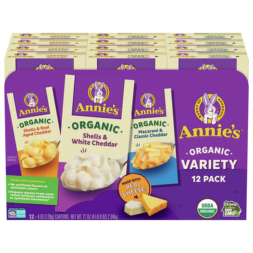 Annie's Pasta, Organic, Variety 12 Pack