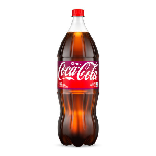 Coca-Cola Cherry Soda Soft Drink, 2 Liter