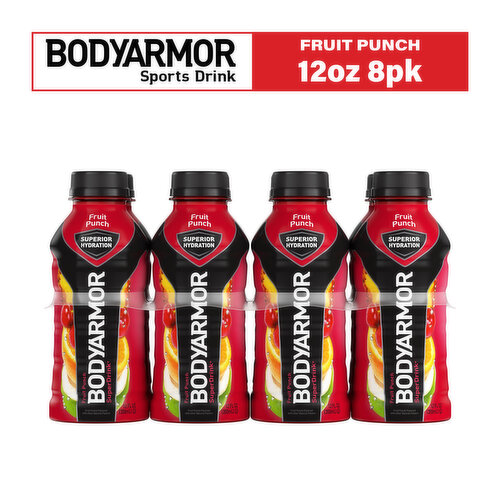 BODYARMOR Sports Drink Fruit Punch, 8 Ct