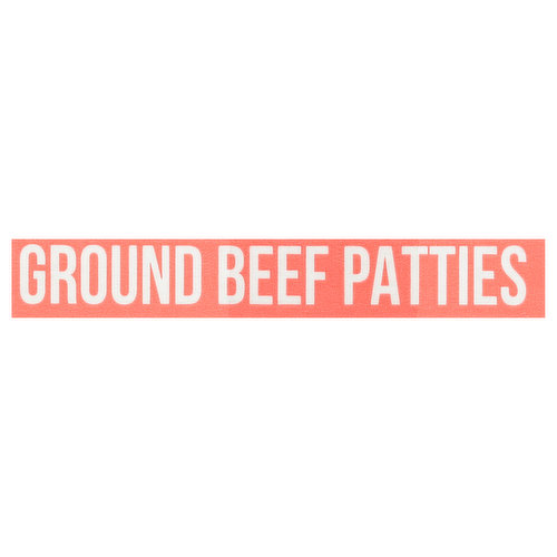 First Street Patties, Ground Beef, 100% Pure, 80/20