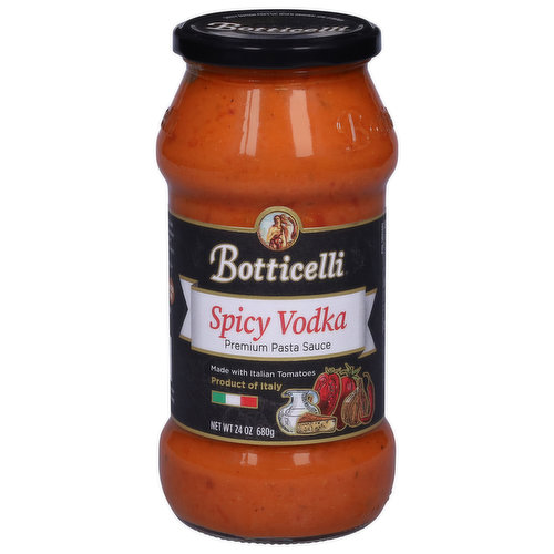 Botticelli Pasta Sauce, Premium, Spicy Vodka