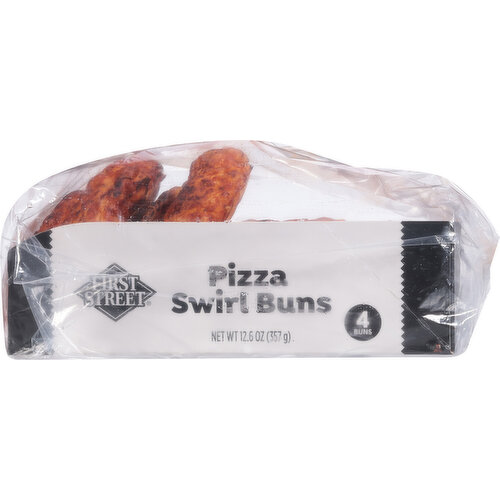 First Street Pizza Swirl Buns