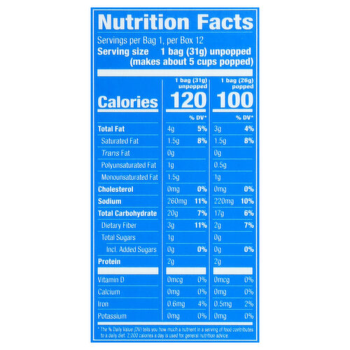 Pop-Secret Butter Mini Bags Microwave Popcorn