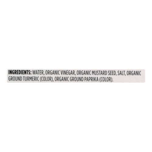 Sun Harvest Mustard, Organic, Yellow
