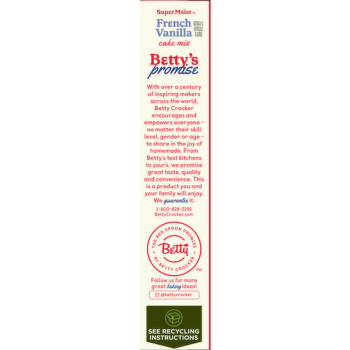 Betty Crocker French Vanilla Cake Mix
