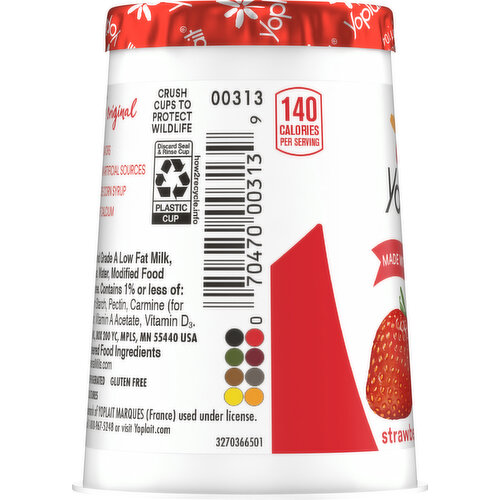 Yoplait Low Fat Strawberry Banana Yogurt