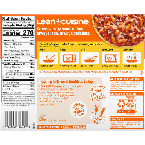 Lean Cuisine Macaroni & Beef, Classic