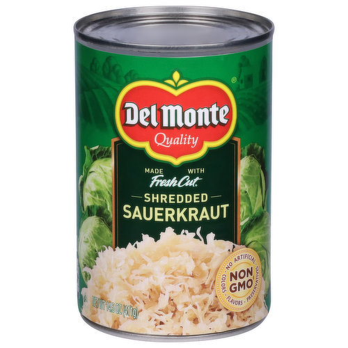 Del Monte Sauerkraut, Shredded