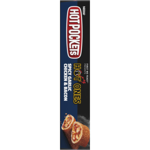 Hot Pockets Sandwiches, Crispy Buttery Crust, Spicy Garlic Chicken & Bacon, 2 Pack