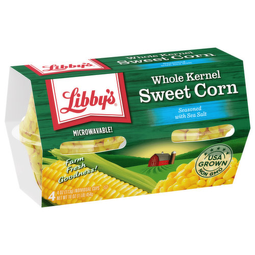 Libby's Sweet Corn, Whole Kernel, Microwavable