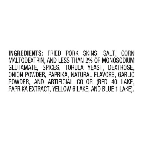 Baken-Ets Chicharrones Fried Hot 'N Spicy Flavored Pork Skins
