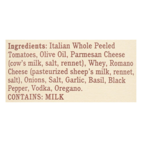 Rao's Vodka Sauce