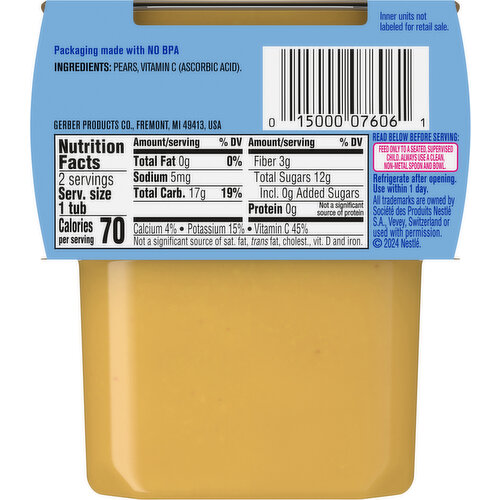 Gerber Sitter 2nd Foods Pear