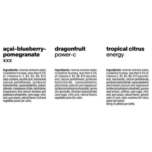 vitaminwater Variety Pack Nutrient Enhanced Flavored Water Beverage