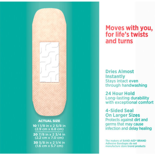 Band-Aid Skin-Flex Assorted Sizes Adhesive Bandages
