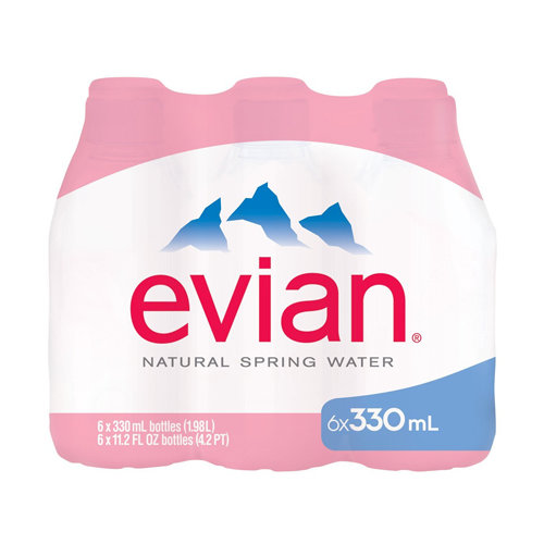 Evian Water 6/.33 L
