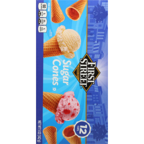 First Street Sugar Cones