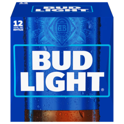 12 Pack Bottle Bud Light Beer
