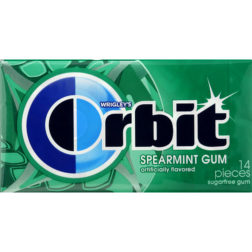 Orbit Gum, Sugarfree, Spearmint