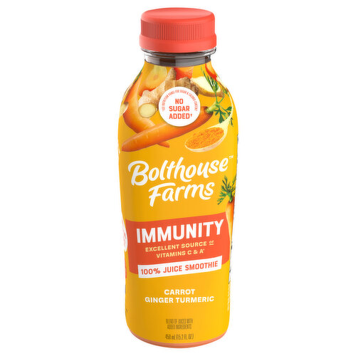 Bolthouse Farms 100% Juice Smoothie, Carrot Ginger Turmeric