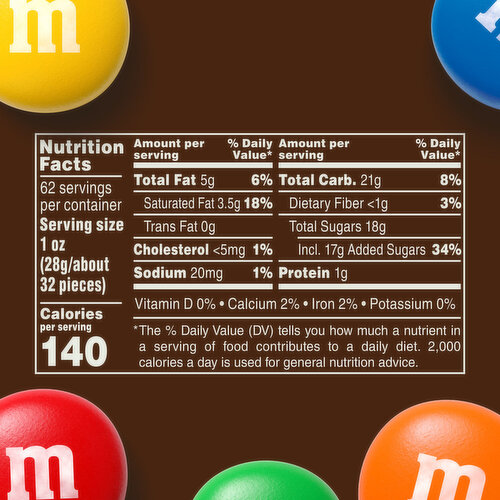 M&M'S Milk Chocolate Chocolate Candy Bulk Jar