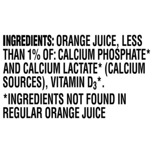 Simply Juice, Calcium, Pulp Free, Orange