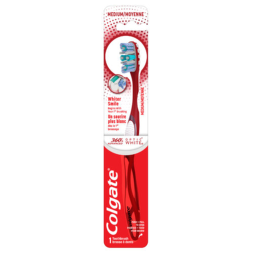 Colgate Adult Manual Toothbrush, Medium