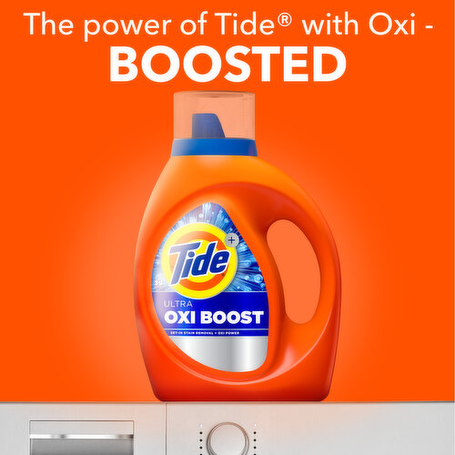 Tide Ultra Oxi Boost Liquid Laundry Detergent, 83 Loads