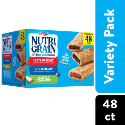 Nutri-grain Soft Baked Breakfast Bars, Variety Pack