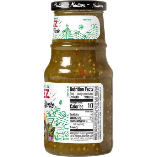Herdez Roasted Medium Salsa Verde