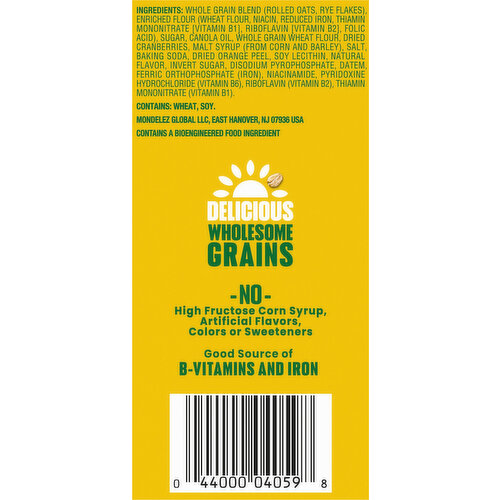 belVita Crunchy Cranberry Orange Breakfast Biscuits