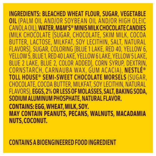 Toll House M&M's Minis Chocolate Chip Cookie Dough