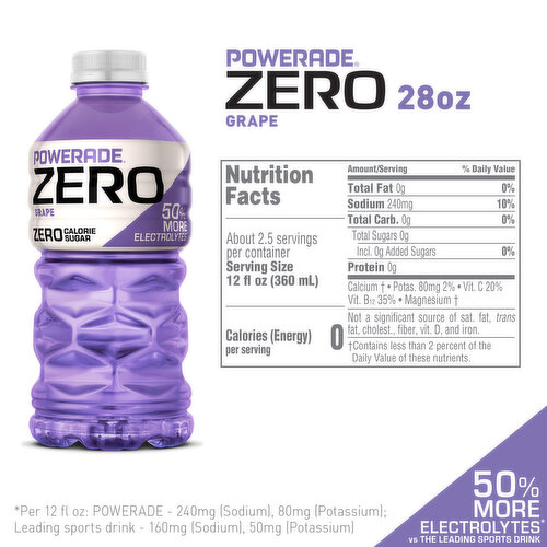 Powerade  Grape Electrolyte Sports Drink