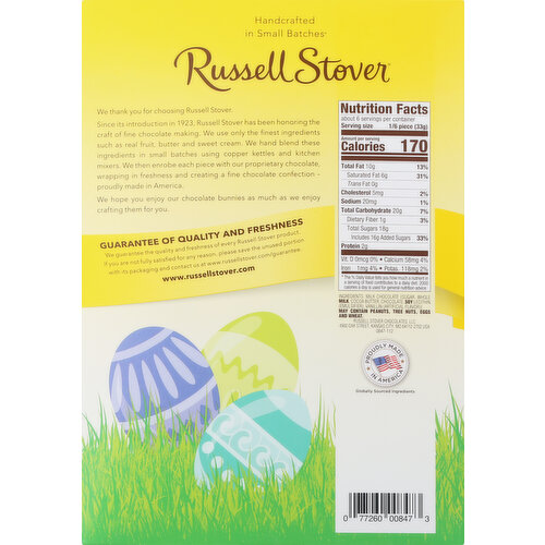 Russell Stover Milk Chocolate, Solid